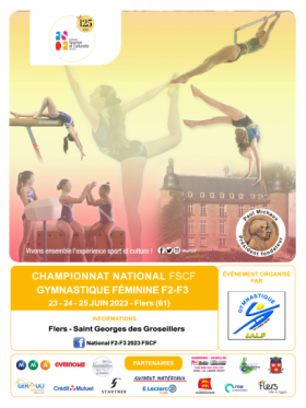 Gymnastique féminine - Championnat national par équipes "F2-F3" - 2023 FSCF Gymnastique féminine - Championnat national par équipes "F2-F3" - 2023