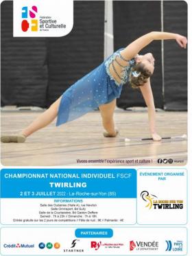 FSCF_Championnat-national-individuel-de-Twirling -La-Roche-sur-Yon-2022