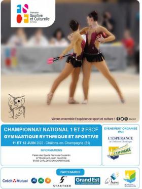 Championnats nationaux 1 et 2 de GRS 2022 - Châlons-en-Champagne (51) Championnats nationaux 1 et 2 de GRS 2022 - Châlons-en-Champagne (51)