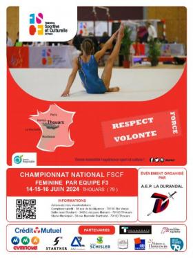 Gymnastique féminine - Championnat national par équipe F3 - 2024 FSCF - Gymnastique féminine - Championnat national par équipe F3 - 2024