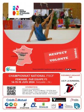 FSCF - Gymnastique féminine - Championnat national par équipe F3 - 2024