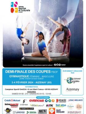 Gym mixte - Demi-finale des coupes 2024 - Zone Ouest et Sud-Ouest FSCF - Gym mixte - Demi-finale des coupes 2024 - Zone Ouest et Sud-Ouest