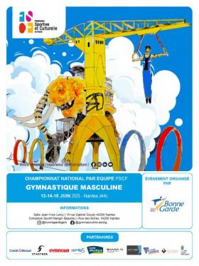 FSCF - Championnat national par équipes de gymnastique masculine - Nantes 2025