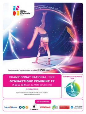 FSCF - Gymnastique féminine - Championnat national par équipe F2 - 2024