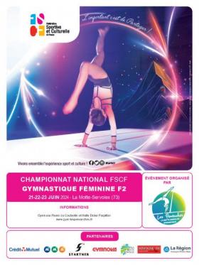 Gymnastique féminine - Championnat national par équipe F2 - 2024 FSCF - Gymnastique féminine - Championnat national par équipe F2 - 2024