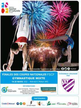 Finales des coupes nationales mixtes de gymnastique  - Aire-sur-l'Adour 2022