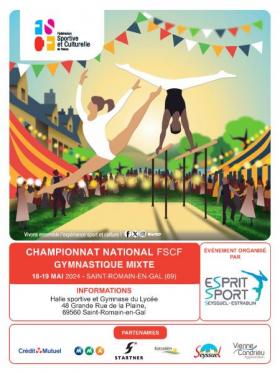 FSCF - Gym mixte - Championnat national individuel 2024