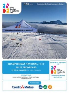 Championnat national FSCF ski & snowboard