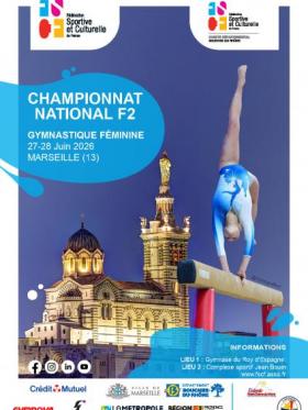 FSCF - Championnat national par équipes F2 - Gymnastique féminine - Marseille 2026