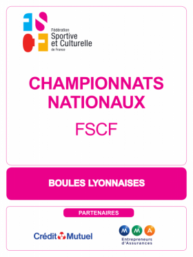 fscf championnats nationaux de boules lyonnaises