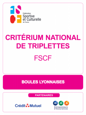 Critérium national triplettes de boules lyonnaises