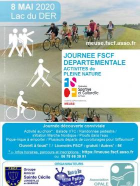 Journée départementale pleine nature reportée le 8 mai 2021 Reporté en 2021