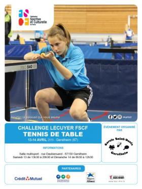 tennis de table FSCF tennis de table FSCF