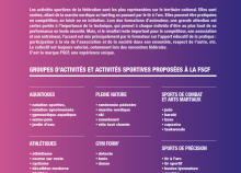<a href="/actualites/decouvrez-loffre-dactivite-federale-grace-au-guide-de-presentation" class="active">Découvrez l&#039;offre d&#039;activité fédérale grâce au guide de présentation</a><div class="smartphoto_back_link"><a href="/multimedia">Retour aux albums</a></div><div class="smartphoto_date_album">Album publié le 28/03/2025</div>