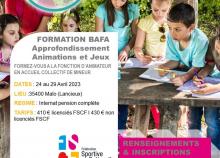 <a href="/formations/bafa-formation-approfondissement-vitre-35-jeuxanimations-il-reste-14-places" class="active">BAFA Formation approfondissement Vitré (35) Jeux&amp;Animations. Il reste 14 places </a><div class="smartphoto_back_link"><a href="/multimedia">Retour aux albums</a></div><div class="smartphoto_date_album">Album publié le 25/08/2023</div>