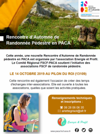 FSCF Rencontre d'Automne de Randonnée en PACA