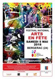 Affiche Arts en Fetes Fscf Dordogne