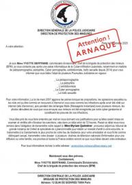 Alerte arnaque - Brigade de Protection des Mineurs (BPM)