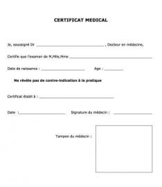 Suppression du certificat médical obligatoire pour les mineurs