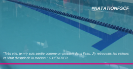 FSCF natation interview Claire héritier