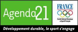 image du logo développement durable le sport s'engage du CNOSF