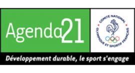 image du logo développement durable le sport s'engage du CNOSF