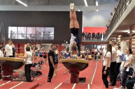 Compétition à la halle sportive de Saint-Romain-en-Gal Compétition à la halle sportive de Saint-Romain-en-Gal