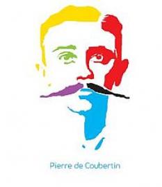 logo du comité français Pierre de Coubertin