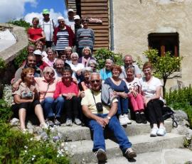 Moment de pause pour les marcheurs de Détente plein air