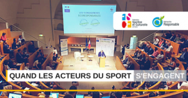 Les gestionnaires d’équipements sportifs et organisateurs d’événements français s’engagent pour l’environnement Les gestionnaires d’équipements sportifs et organisateurs d’événements français s’engagent pour l’environnement
