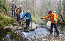 Les marcheurs du club Nature Rand’Eau Haut Oh ! de Jardin