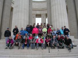 Au pied du monument américain de la butte de Montsec