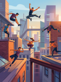 Parkour_formation_manif