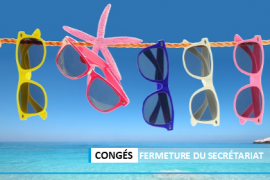Fermeture congés Fermeture congés