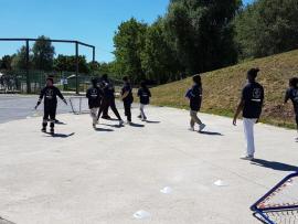 Tchoukball pour Sport en Filles par le Comité Régional Ile-de-France de la FSCF Atelier Tchoukball pour Sport en Filles assuré par le Comité Régional Ile-de-France de la FSCF
