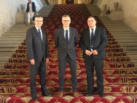 FSCF Rendez-vous au Sénat pour Denis Veyret - président du Comité Régional 