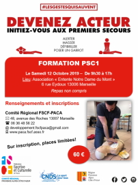 PSC1 : Une formation qui sauve ! PSC1 : Une formation qui sauve !