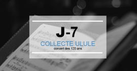 J-7 soutien financement participatif Ulule pour concert des 120 ans FSCF
