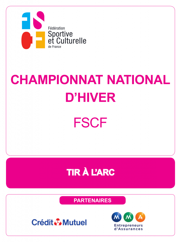 Championnat national d'hiver de tir à l'arc 2023 les inscriptions